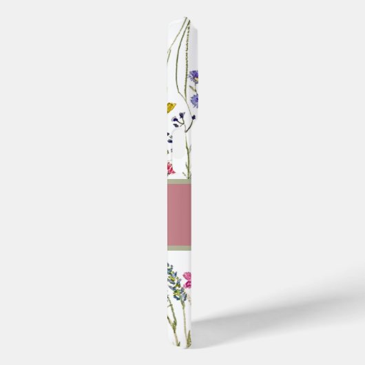 Waterverf Wildflower Roos en Sage Bloom Wildly C Case-Mate iPhone Case (Achterkant / Rechts)