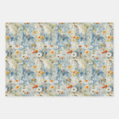 Waterverf Wildflower Spring Meadow Inpakpapier Vel (Voorkant)