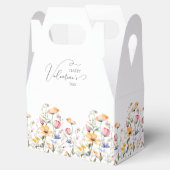 Waterverf Wildflower Spring Meadow Valentijnsdag Bedankdoosjes (Geopend)