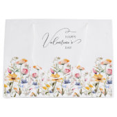 Waterverf Wildflower Spring Meadow Valentijnsdag Groot Cadeauzakje