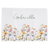 Waterverf Wildflower Spring Meadow Valentijnsdag Groot Cadeauzakje