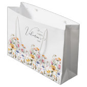 Waterverf Wildflower Spring Meadow Valentijnsdag Groot Cadeauzakje
