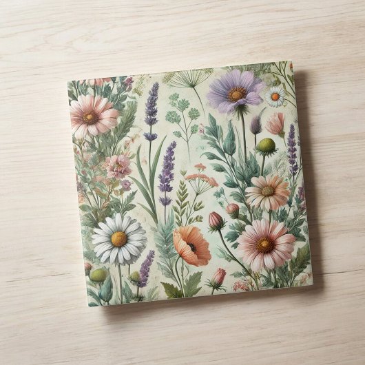 Waterverf Wildflower Spring & Summer Decor Tegeltje