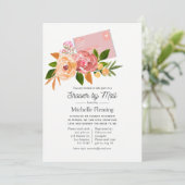 Waterverf Wildflower Spring Vrijgezellenfeest per Kaart (Staand voorkant)