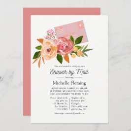 Waterverf Wildflower Spring Vrijgezellenfeest per  Kaart