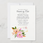 Waterverf Wildflower Spring Vrijgezellenfeest per  Kaart (Voorkant)