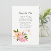 Waterverf Wildflower Spring Vrijgezellenfeest per  Kaart (Staand voorkant)