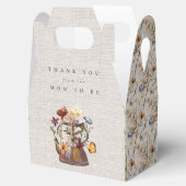 Waterverf Wildflower Tea Party Douche Bedankdoosjes (Geopend)