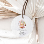 Waterverf Wildflower Tea Party Vrijgezellenfeest Bedankjes Labels