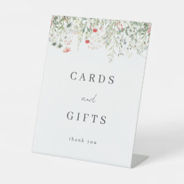 Waterverf Wildflower Trouwkaarten en geschenken Reclamebord Met Voetstuk