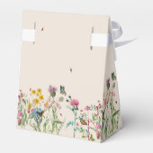 Waterverf Wildflower Tuin & Insecten Bruiloft Bedankdoosjes (Achterkant)