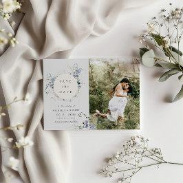 Waterverf Wildflower Twee foto Sla de datum op Kaart