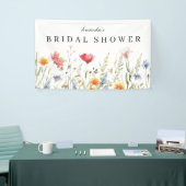 Waterverf Wildflower Vrijgezellenfeest Banner (Beurs)