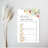 Waterverf wildflower vrijgezellenfeest emoji spel