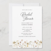 Waterverf Wildflower Vrijgezellenfeest Kaart (Voorkant)