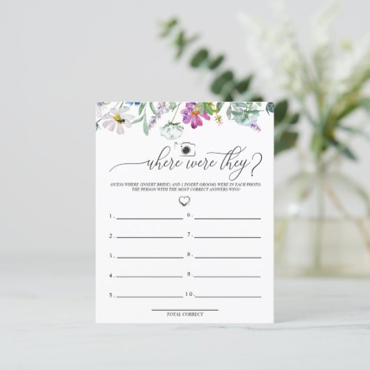 Waterverf Wildflower | Waar waren ze | Spellen (Staand voorkant)