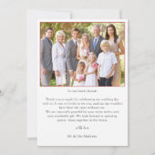 Waterverf Wildflower Wedding Bedankt (Achterkant)