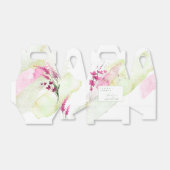 Waterverf Wildflower Wedding Bedankt Fsia ID954 Bedankdoosjes (Uitgevouwen)