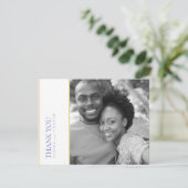 Waterverf Wildflower Wedding Bedankt Peri ID954 (Staand voorkant)