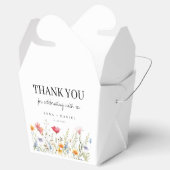 Waterverf Wildflower Wedding Favoriete Boxen Bedankdoosjes (Geopend)