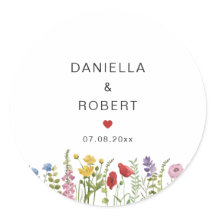 Waterverf Wildflower Wedding Floral