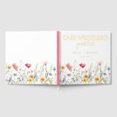 Waterverf Wildflower Wedding Gastenboek (Volledig)