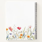 Waterverf Wildflower Wedding Planner Notitieboek (Achterkant)