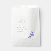 Waterverf Wildflower Wedding Welcome Peri ID954 Bedankzakje (Voorkant)