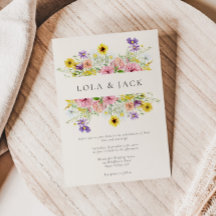 Waterverf Wildflower weduwschap