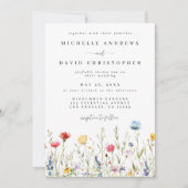 Waterverf Wildflower weduwschap Kaart (Voorkant)