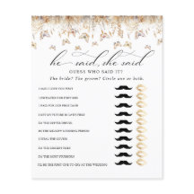 Waterverf Wildflower Whimsical Bruidsspel