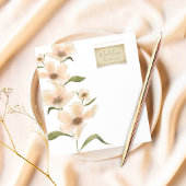 Waterverf Wildflowers Aangepaste naam  Bloemen Notitieblok