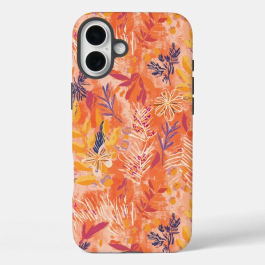  Waterverf Wildflowers Case-Mate iPhone Case (Achterkant)