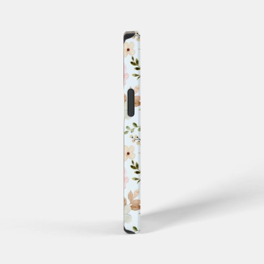 Waterverf Wildflowers Floral Pattern-67676 iPhone Hoesje (Rechterkant)