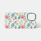 Waterverf Wildflowers Floral Pattern-67676 iPhone Hoesje (Achterkant horizontaal)