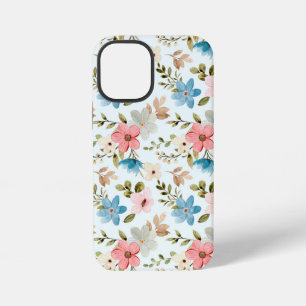 Waterverf Wildflowers Floral Pattern-67676 iPhone 12 Mini Hoesje