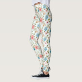 Waterverf Wildflowers Floral Pattern-67676 Leggings (Links)
