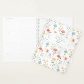 Waterverf Wildflowers Floral Pattern Recept Planner (Display)