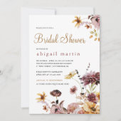  Waterverf Wildflowers Floral Vrijgezellenfeest Kaart (Voorkant)