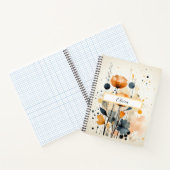 Waterverf Wildflowers & Foliage Notes Notitieboek (Binnen)