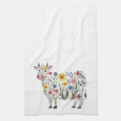 Waterverf Wildflowers in de vorm van een Schattige Theedoek (Verticaal)