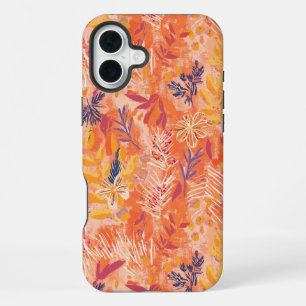  Waterverf Wildflowers iPhone 16 Plus Hoesje