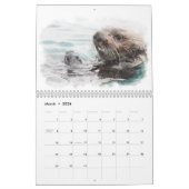 Waterverf Wildlife Agenda Kalender (Mar 2026)