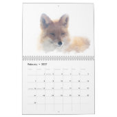 Waterverf Wildlife Agenda Kalender (Feb 2027)