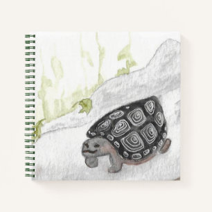 Waterverf Wildlife Natuur Forest Turtle Notitieboek