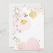 Waterverf Wilflower, Sterren, Wolken Kaart (Achterkant)