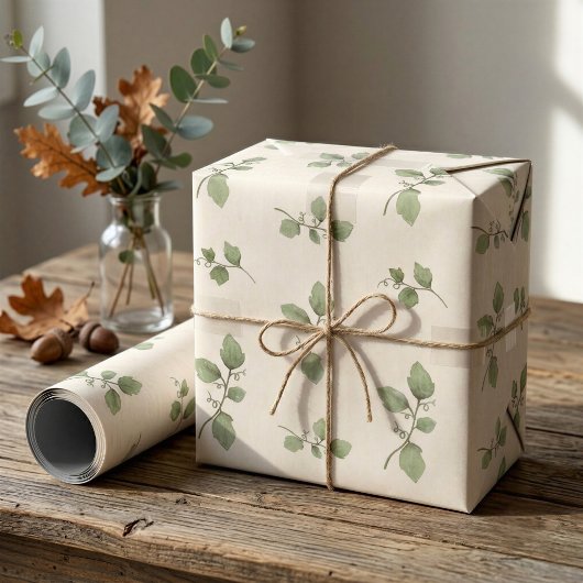 Waterverf Wingcadeauverpakkings papier