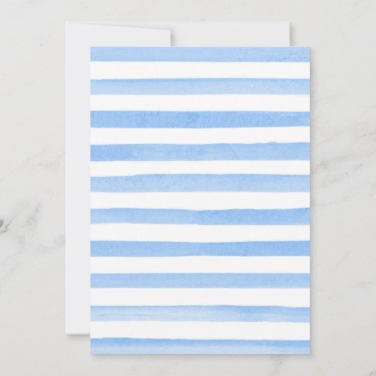 Waterverf Winter Arctic Animals Verjaardagsfeest Kaart (Achterkant)