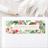 Waterverf Winter Berries en Griekenland Etiket (Insitu)