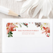 Waterverf Winter Berries en Griekenland Etiket (Insitu)